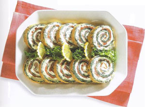 Smoked Salmon Pinwheels