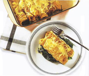 Chicken Crepes Florentine