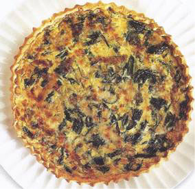 Spinach, Leek & Gruyere Tart