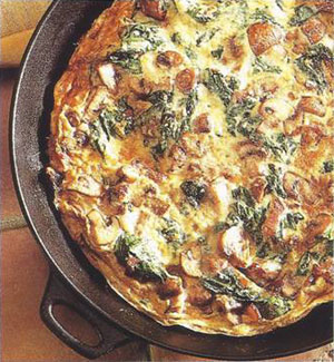 Spinach & Mushroom Frittata