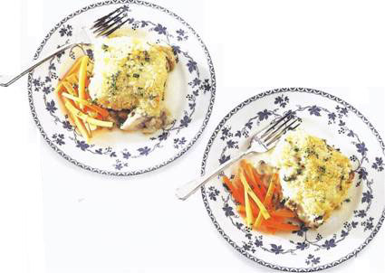 Haddock With Mushrooms & Cream