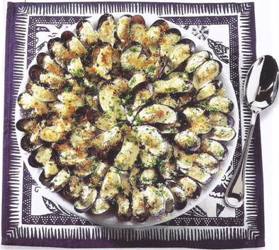 Mussel Gratin